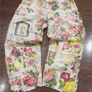Magnolia Pearl Floral Patchwork Pants